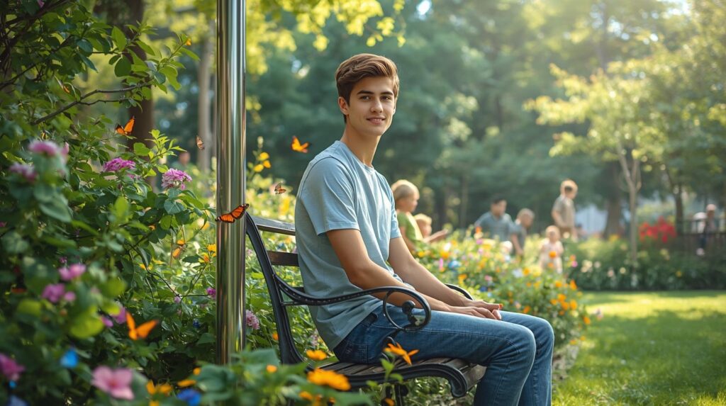 Ai prompt देके एक कॉलेज का लड़का फोटो बनाये